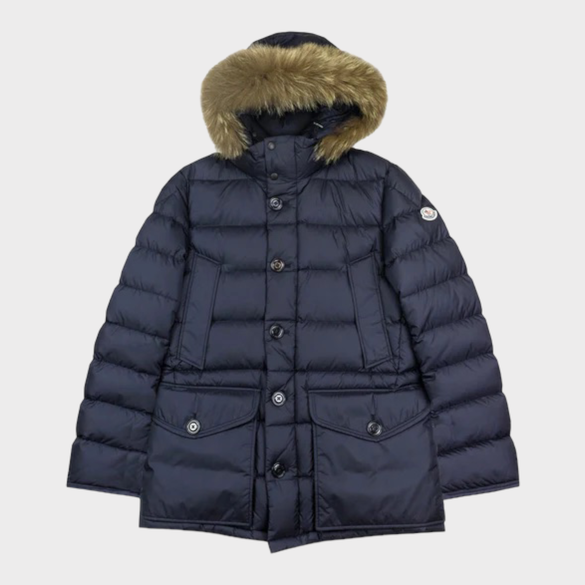 Moncler cluny shop hooded down jacket