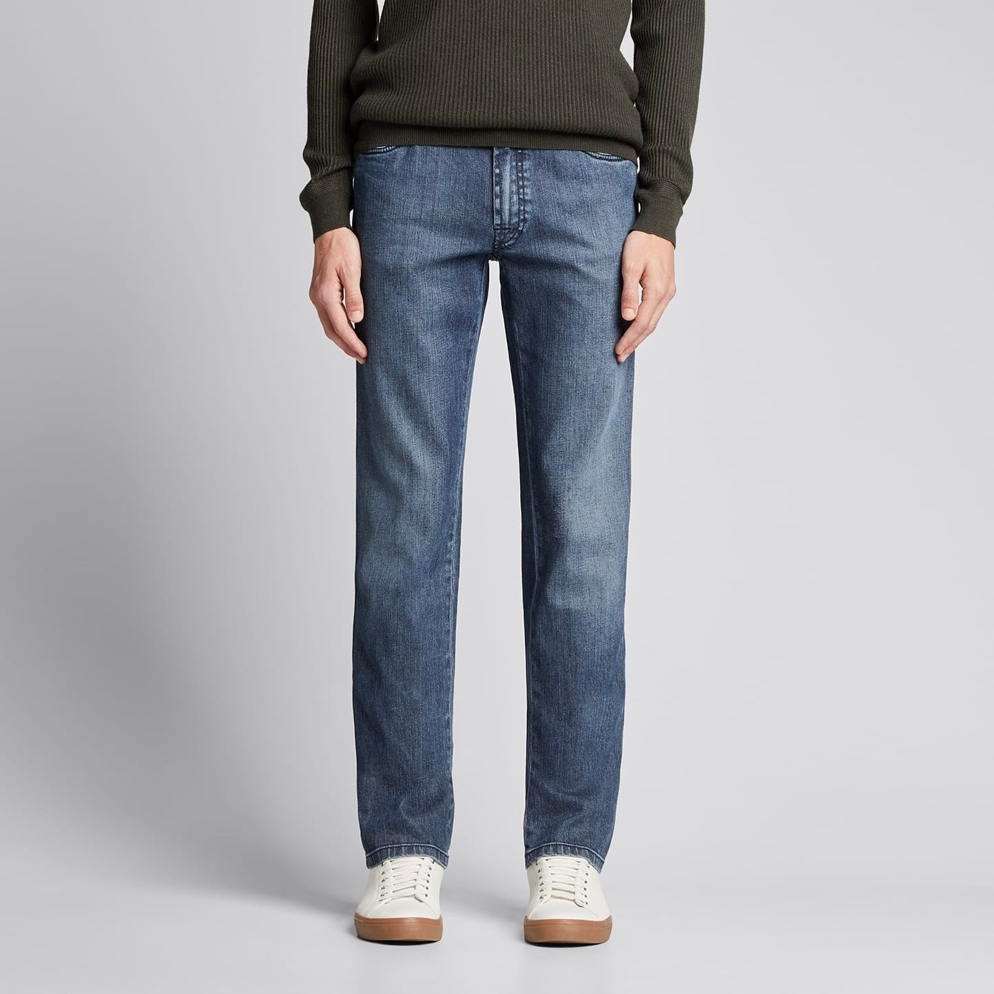 Meribel Stretch Straight Slim Fit Jeans