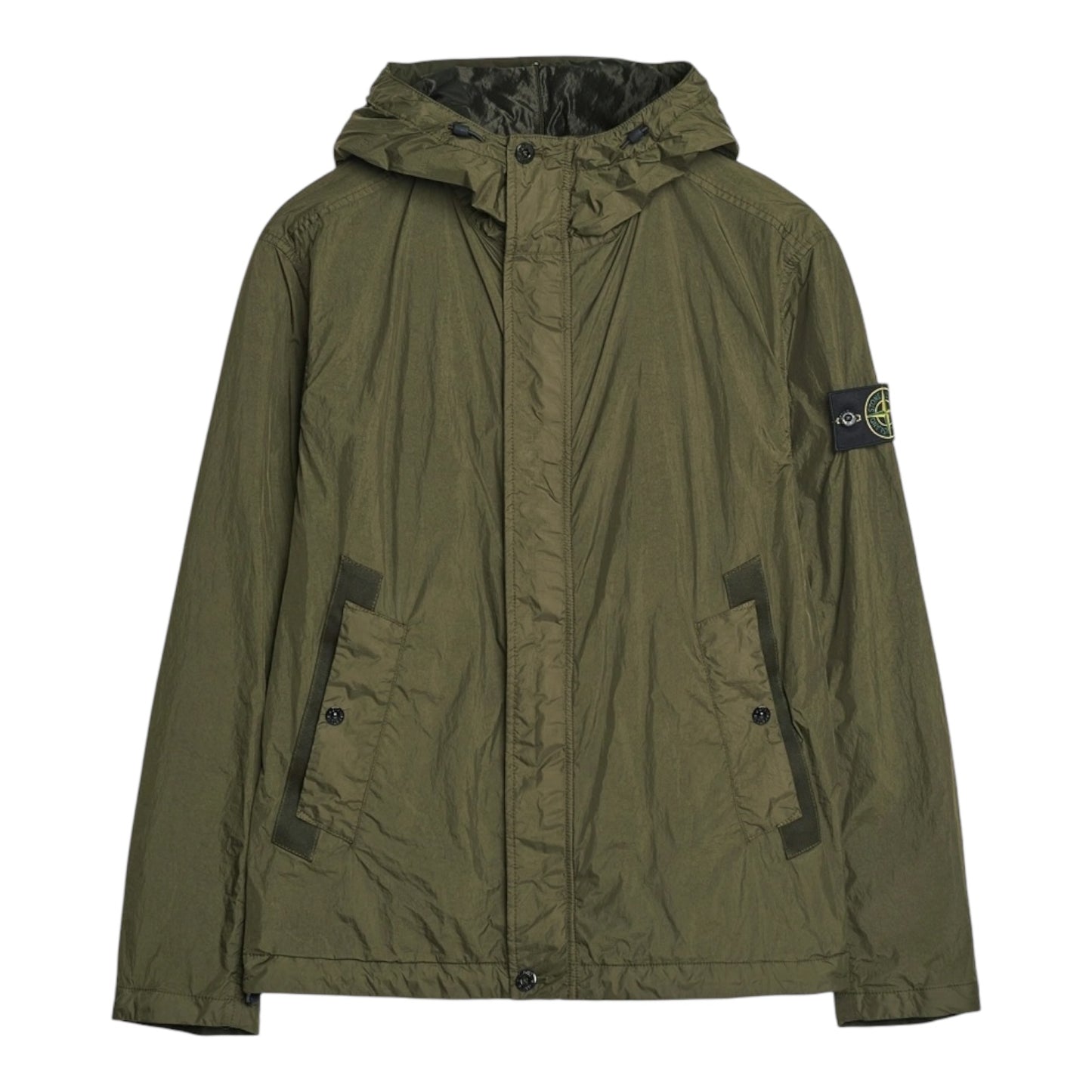 Crinkle Reps Hooded Jacket