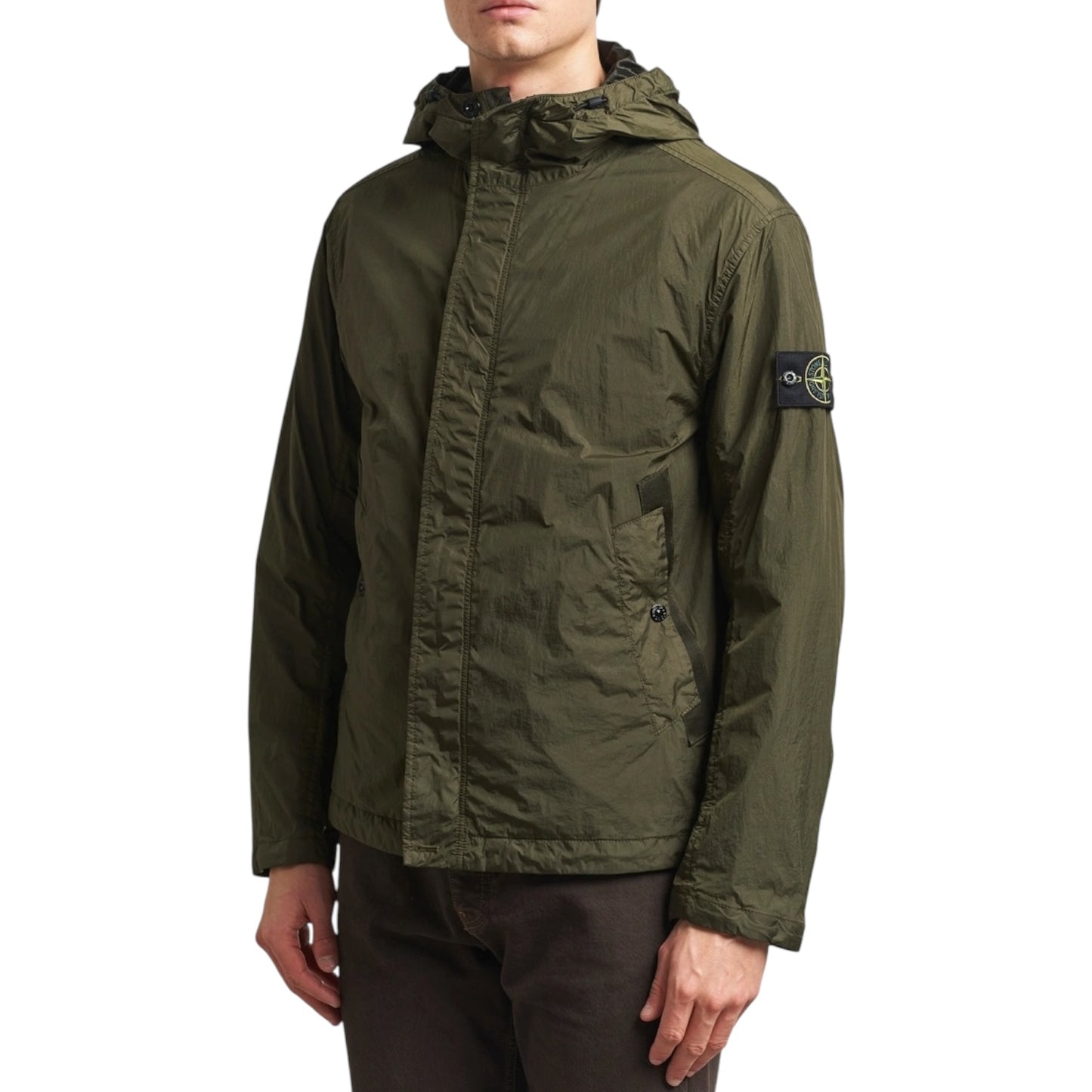 Crinkle Reps Hooded Jacket
