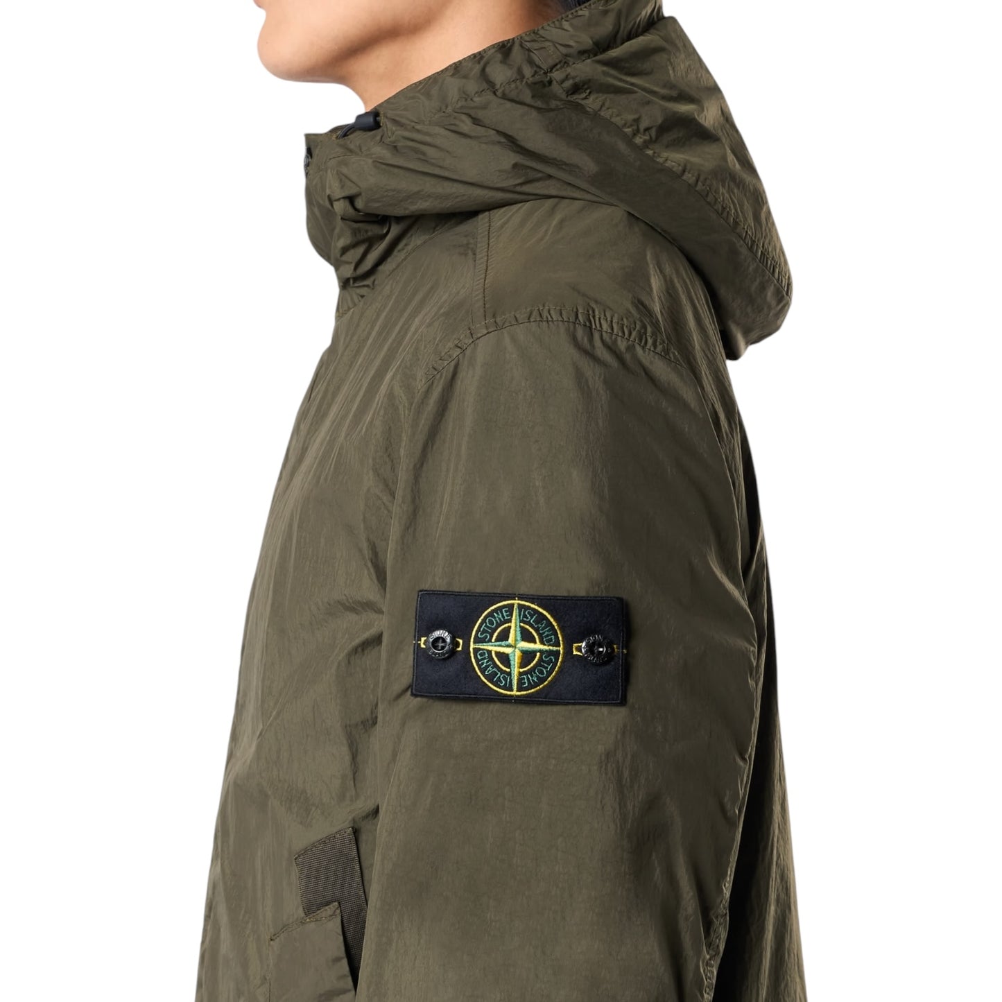 Crinkle Reps Hooded Jacket