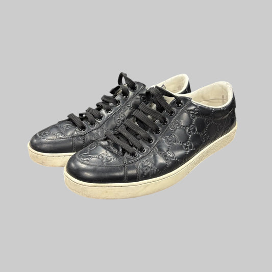 Leather Low Top Sneakers