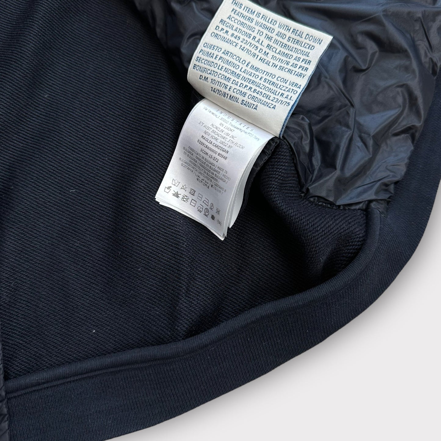 Padded Down Cardigan