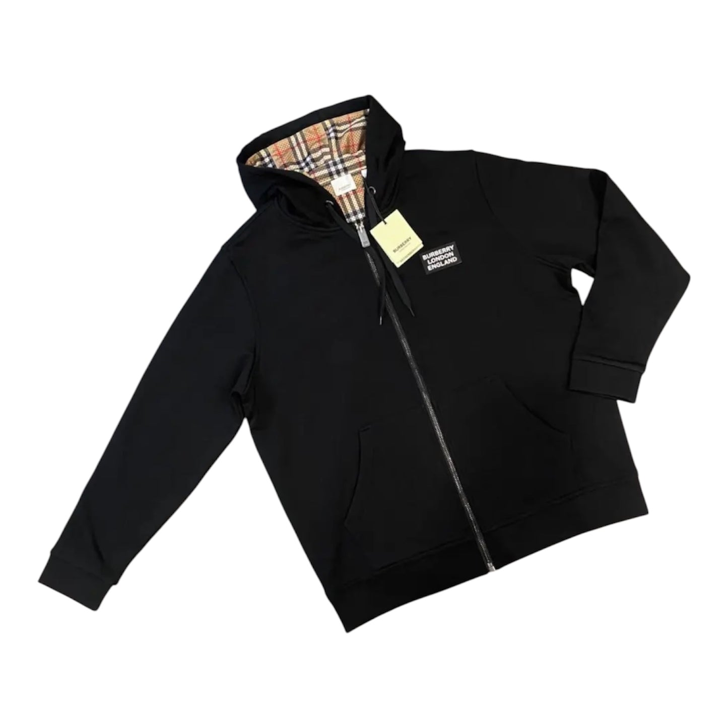 Check Zip Hoodie