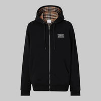 Check Zip Hoodie