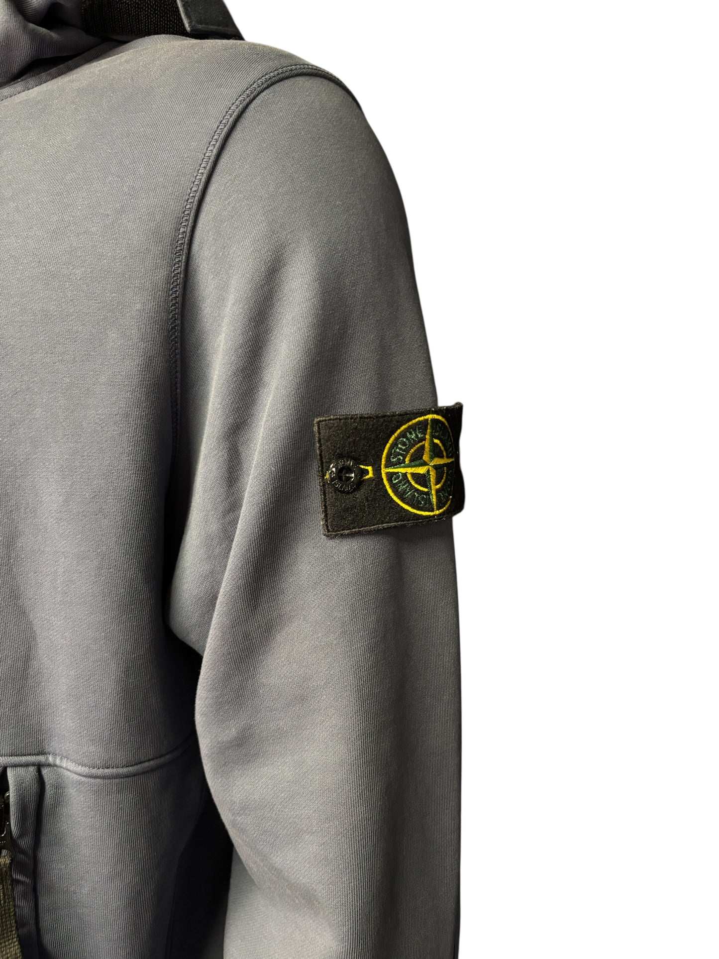 HALF ZIPPED HOODED SWEATSHIRT