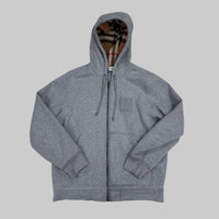 Check Zip Hoodie