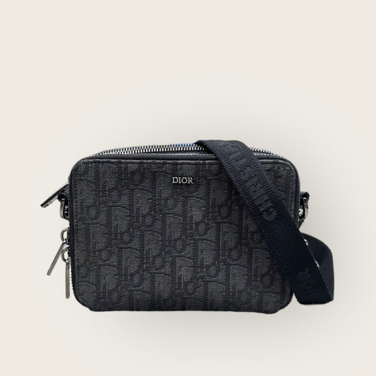 Oblique Jacquard Messenger Bag