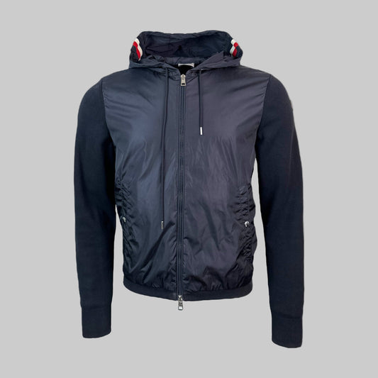 Hooded Tricot Cardigan