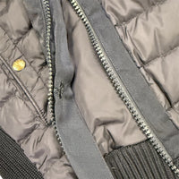 Tricot Hooded Down Cardigan