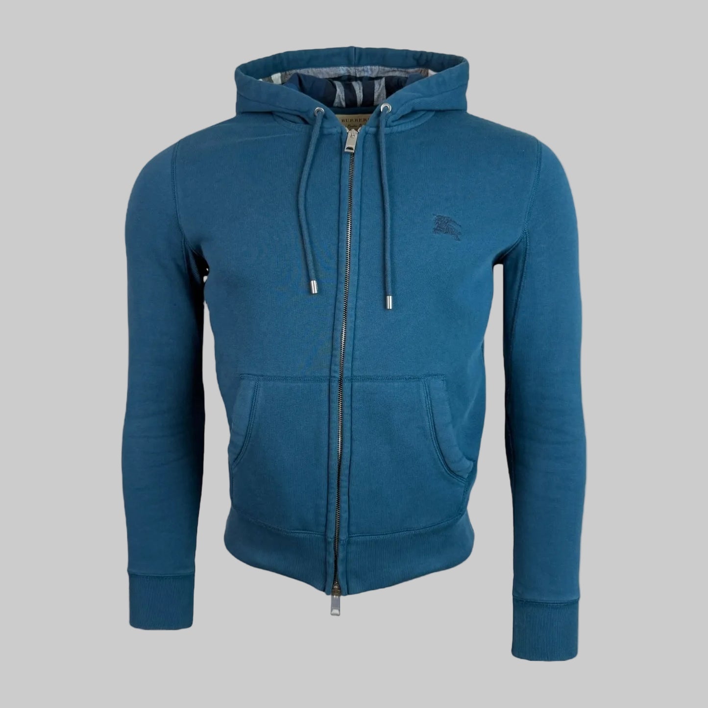 Check Zip Hoodie