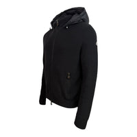 Tricot Hooded Down Cardigan