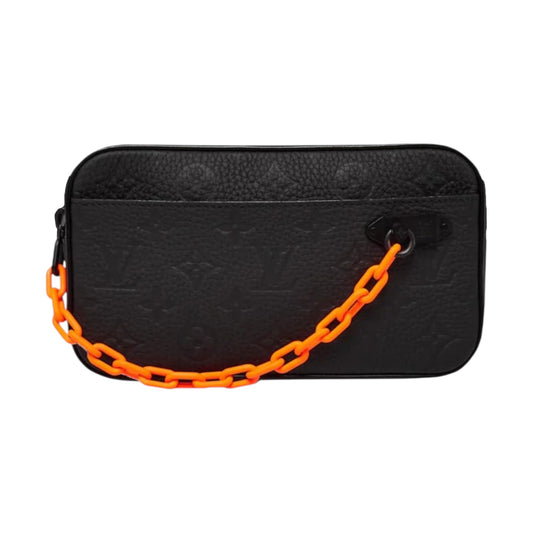 Volga Monogram Leather Pochette